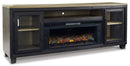 Ashley Foyland 83" TV Stand with Electric Fireplace