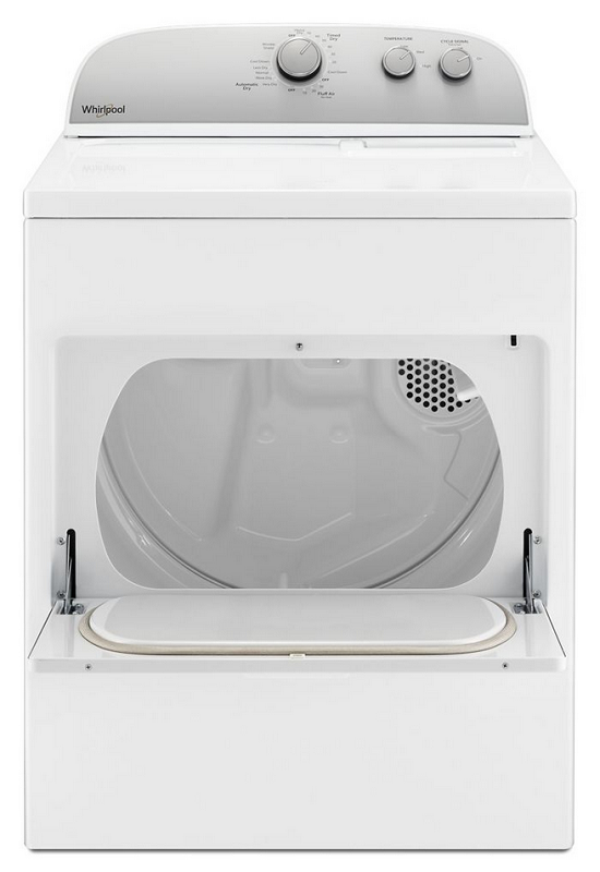 Whirlpool 3.8-3.9 CF Top Load Washer with Removable Agitator (WTW4957PW) & 7.0 cu. ft. Top Load Electric Dryer with AutoDry™ Drying System (WED4950HW)