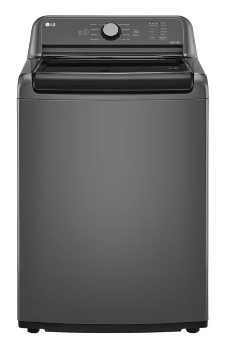 LG 4.1 cu. ft. Top Load Washer with 4-Way Agitator® and TurboDrum™ Technology & 7.3 cu. ft. Ultra Large Capacity Rear Control Electric Dryer with Sensor Dry Technology