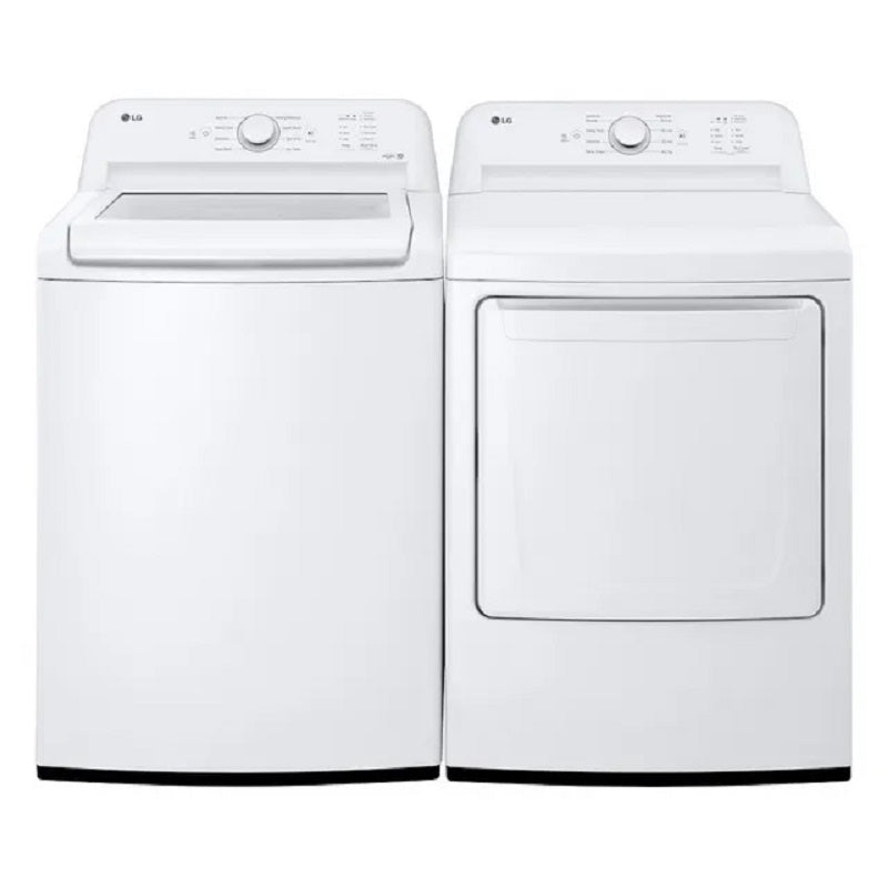 LG 4.1 CF Ultra Large Capacity Top Load Washer, Agitator & 7.3 CF Ultra Large High Efficiency Electric Dryer - Limited Time!