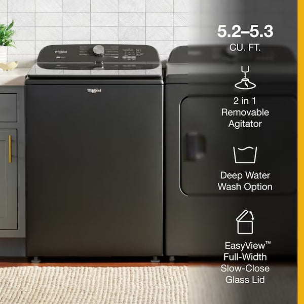 Rent To Own Whirlpool® 5.2–5.3 Cu. Ft. Top Load Washer with