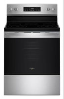 Whirlpool 30” Electric Range with Air Cooking Technology and Steam Clean (WFES4530SS)