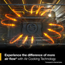 Whirlpool 30” Electric Range with Air Cooking Technology and Steam Clean (WFES4530SS)