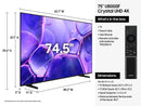 Samsung 75” Class Crystal UHD U8000F (UN75U8000FFXZA)