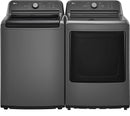 LG 4.1 cu. ft. Top Load Washer with 4-Way Agitator® and TurboDrum™ Technology & 7.3 cu. ft. Ultra Large Capacity Rear Control Electric Dryer with Sensor Dry Technology