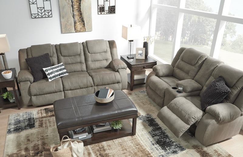 Ashley McCade Reclining Sofa & Console Loveseat