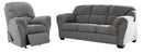 Ashley Allmaxx Pewter Sofa & Recliner
