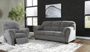 Ashley Allmaxx Pewter Sofa & Recliner