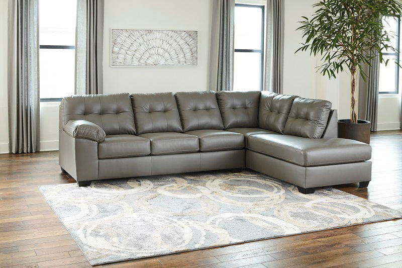 Ashley Donlen Gray 2-Piece Sectional with Chaise