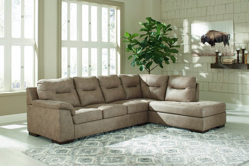 Ashley Maderla Pebble 2-Piece Sectional with Chaise