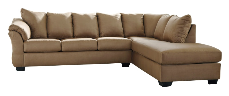 Ashley Darcy Mocha Chaise Sectional