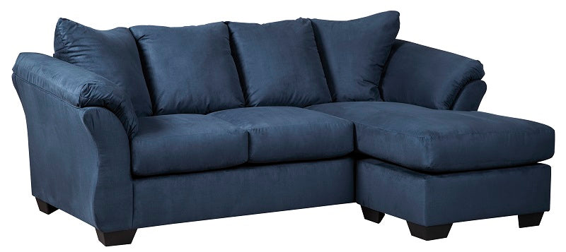 Ashley Darcy Blue Chaise Sofa