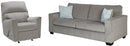 Ashley Altari Alloy Sofa & Recliner