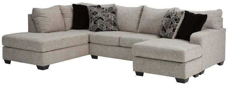 Ashley Megginson Storm 2-Piece Sectional with Double Chaise