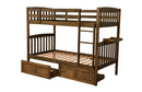 Kodiak Claire Rustic Walnut Bunkbeds