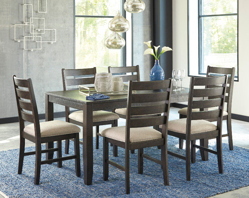 Ashley Rokane Dining Table & 6 Chairs