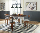 Ashley Valebeck Counter Height Dining Table & 4 Stools