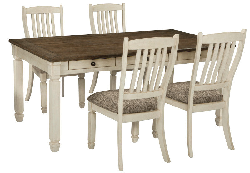 Ashley Bolanburg Dining Table & 4 Chairs