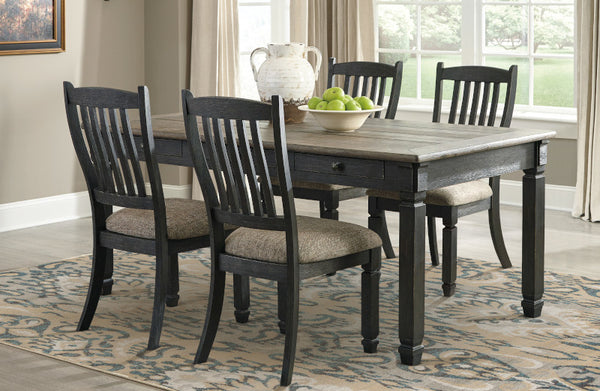 Ashley Tyler Creek Dining Table & 4 Chairs