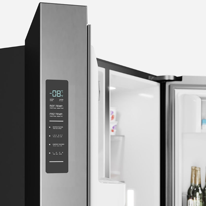 MIDEA 26.3 Cu. Ft. Side-by-Side Refrigerator