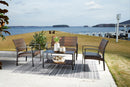 Ashley Zariyah Outdoor Love/Chairs/Table Set (Set of 4)