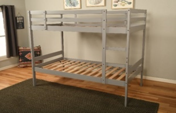 Kodiak Sydney Twin-Twin Gray Bunkbeds