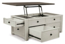 Ashley Bolanburg Coffee Table with Lift Top
