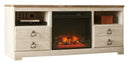 Ashley Willowton 64" TV Stand w/Fireplace