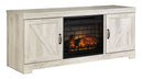 Ashley Bellaby 63" TV Stand with Electric Fireplace