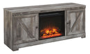 Ashley Wynnlow Entertainment Center w/Fireplace