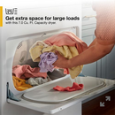Get extra space for large loads with this 7.0 Cu. Ft. Capacity dryer.