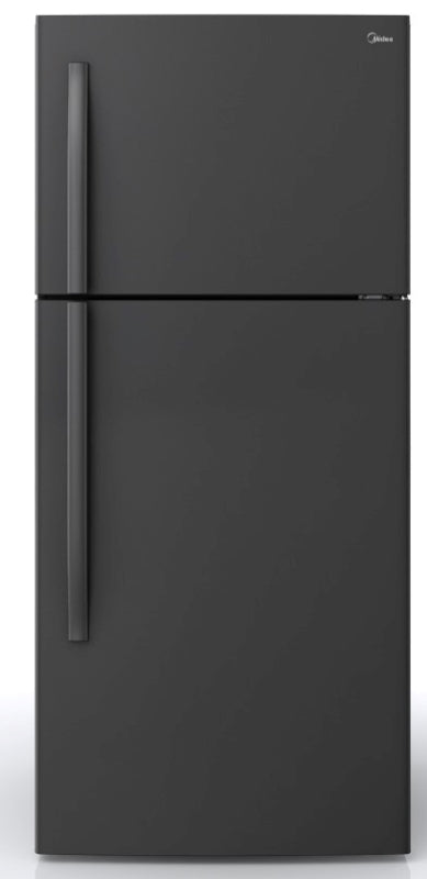 MIDEA 18 Cu. Ft. Top Mount Freezer Refrigerator (Black)