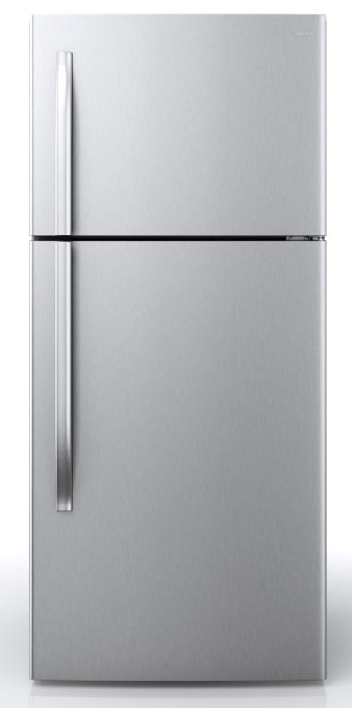 MIDEA 18 Cu. Ft. Top Mount Freezer Refrigerator (Stainless)