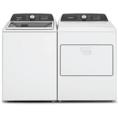 Whirlpool 4.7-4.8 cu. ft. top load washer & 7.0 cu. ft. dryer