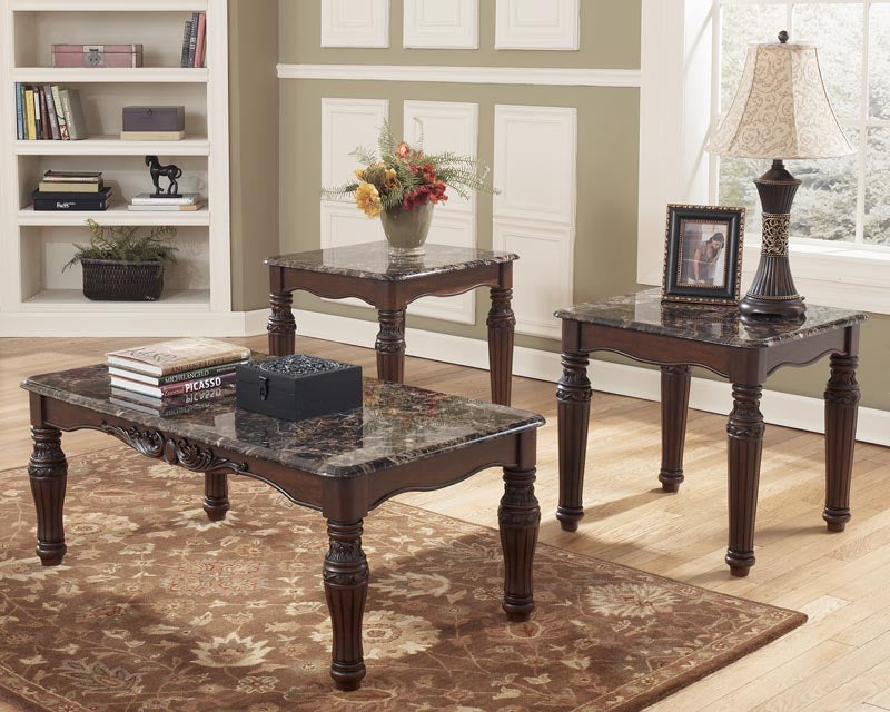 Ashley Furniture North Shore Coffee & End Tables (Set of 3)
